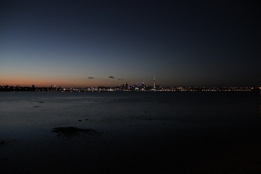 Auckland bei Morgenröte