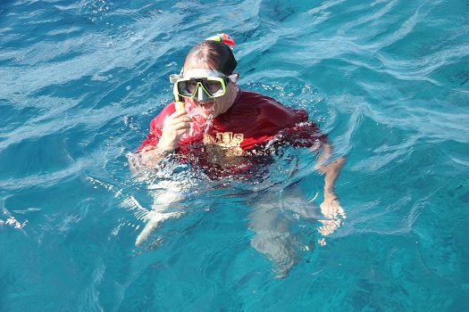 Portray of the Artist as a Snorkeler
