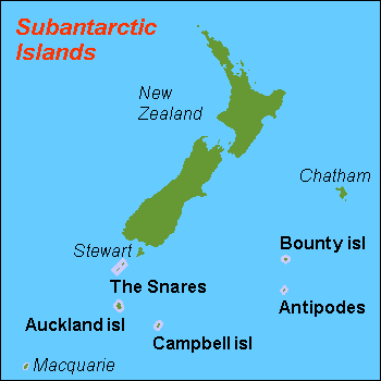 Die subantarktischen Inseln Neuseelands