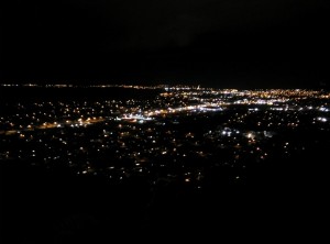 Rotorua bei Nacht ... immerhin (c) unterkiwis.de