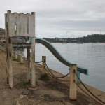 Port Vila - Wasserrutsche in den Hafen der Metropole