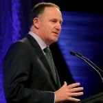 John Key im Wahlkampf