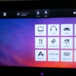 Air NZ Hauptmenü: sorry für das unscharfe Foto :-(