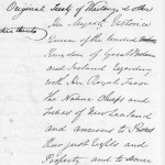 Treaty of Waitangi (c) ATL Wellington with permission